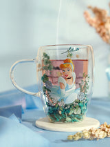 Next Disney Cinderella Blue Floral Decorative Glass Mug- Buy online at McGrocer