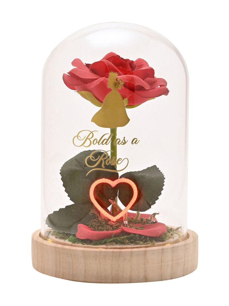 Disney Belle LED dome red rose 17.5cm (British brand)