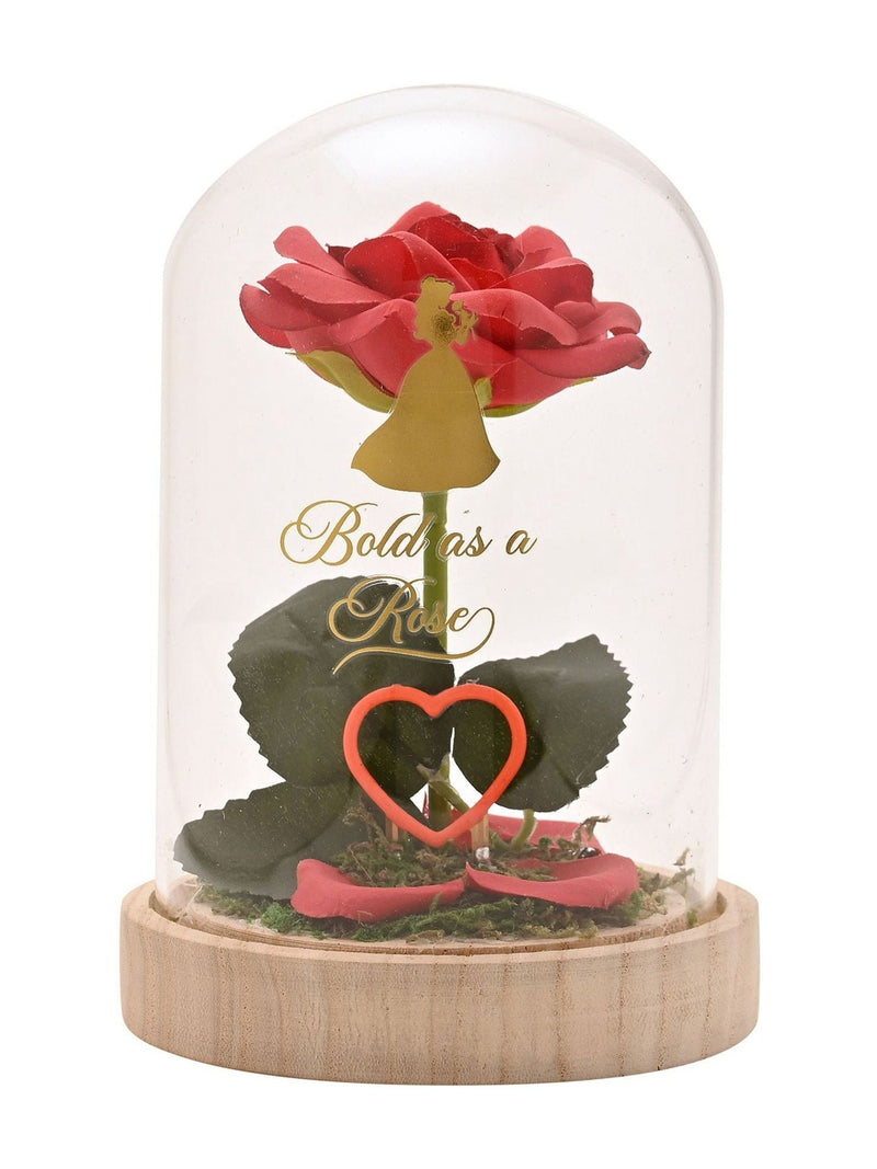 Disney Belle LED dome red rose 17.5cm (British brand)