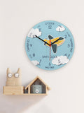 Treat Republic personalised aeroplane glass clock, UK version