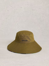 Next White Stuff Green Reversible Bucket Hat- Buy online at McGrocer