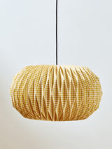 Next Oliver Bonas Yellow Vadella Gingham Paper Lamp Shade- Buy online at McGrocer