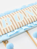 Oliver Bonas Bonjour striped wall hooks 42cm, imported from the UK