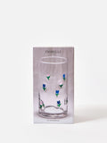 Oliver Bonas clear glass tulip vase 20cm, UK version