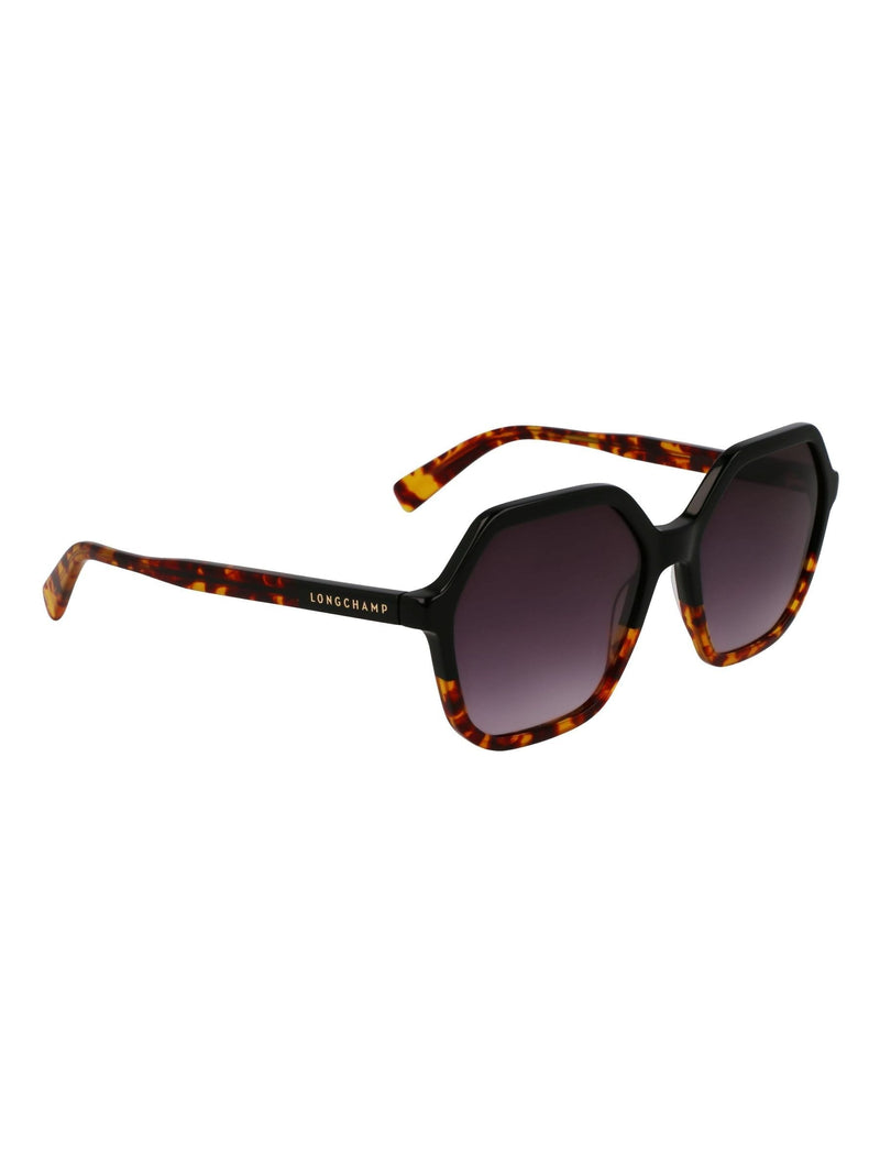 Longchamp black acetate sunglasses Lo760Sn, imported from the UK