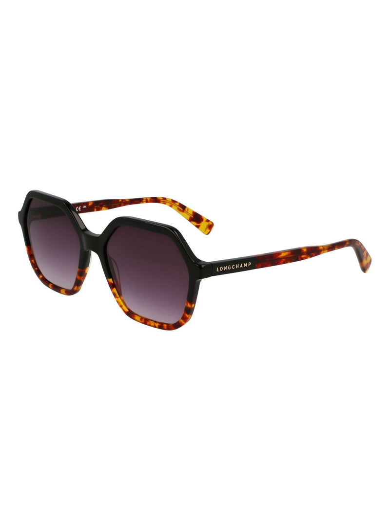 Longchamp black acetate sunglasses Lo760Sn, imported from the UK