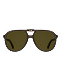 Longchamp brown Lo800S sunglasses, imported from the UK
