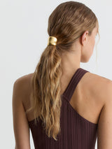 Next Reiss Harper Sculpted Hair Cuff with Pin Gold Tone- Buy online at McGrocer