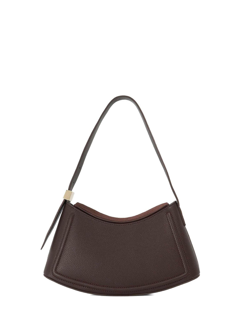 Dune London brown suede shoulder bag (British brand)