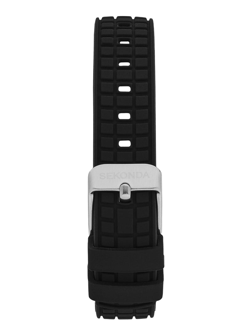 Sekonda black Octaire 30mm analogue watch - British product