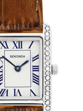 Sekonda Colette rectangular analogue watch 22mm, imported from the UK