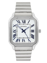 Next Sekonda Silver Tone Rene 39mm Square Analogue Watch Bracelet- Buy online at McGrocer