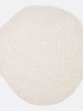 La Redoute Intérieurs Ostia pebble-shaped wool rug 200x200cm (British brand)