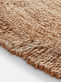 La Redoute Intérieurs Aftas fringed round jute rug, UK version