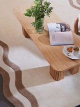 Next La Redoute Intérieurs Othelo Ecru Beige 100% Wool Rug 200cm x 290cm- Buy online at McGrocer