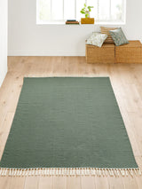 Next La Redoute Intérieurs Green Azalée Indoor and Outdoor Rug 200cm x 290cm- Buy online at McGrocer