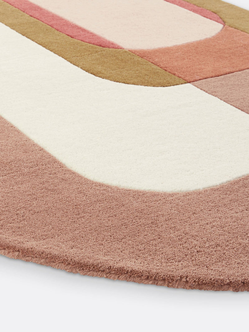 La Redoute Intérieurs Leygil multicolour wool rug 200x290cm (British brand)