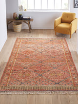 Next La Redoute Multicolour Saliha Kilim Jute Cotton Rug- Buy online at McGrocer