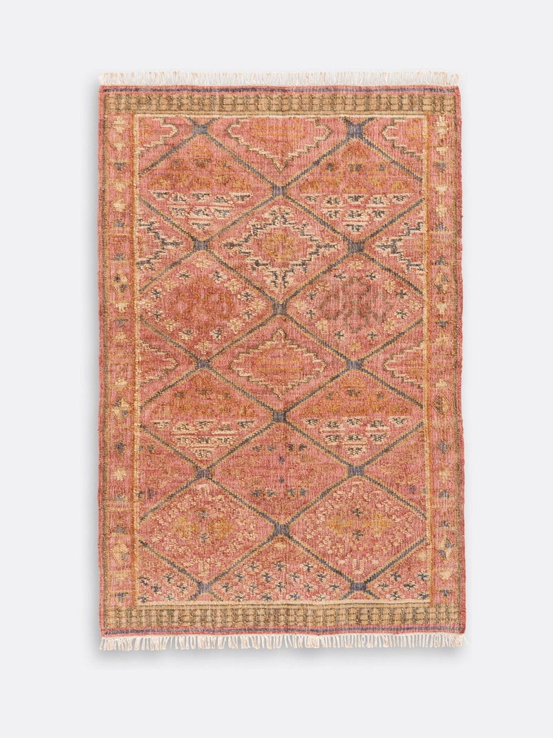 La Redoute Saliha kilim jute cotton rug 200x290cm - British product