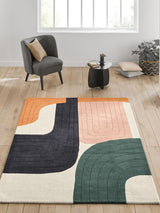 Next La Redoute Intérieurs Milano Multicoloured Wool Rug 200 x 290 cm- Buy online at McGrocer
