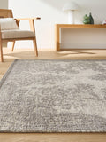 La Redoute Osca grey flat woven rug 200x290cm, imported from the UK