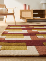 Next La Redoute Intérieurs Multicolour Tosma Wool Rug 200 x 290cm- Buy online at McGrocer