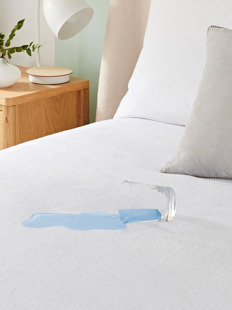 Silentnight terry towelling mattress protector, imported from the UK