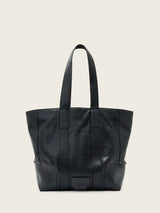 Next AllSaints Black Ares Grain Tote- Buy online at McGrocer
