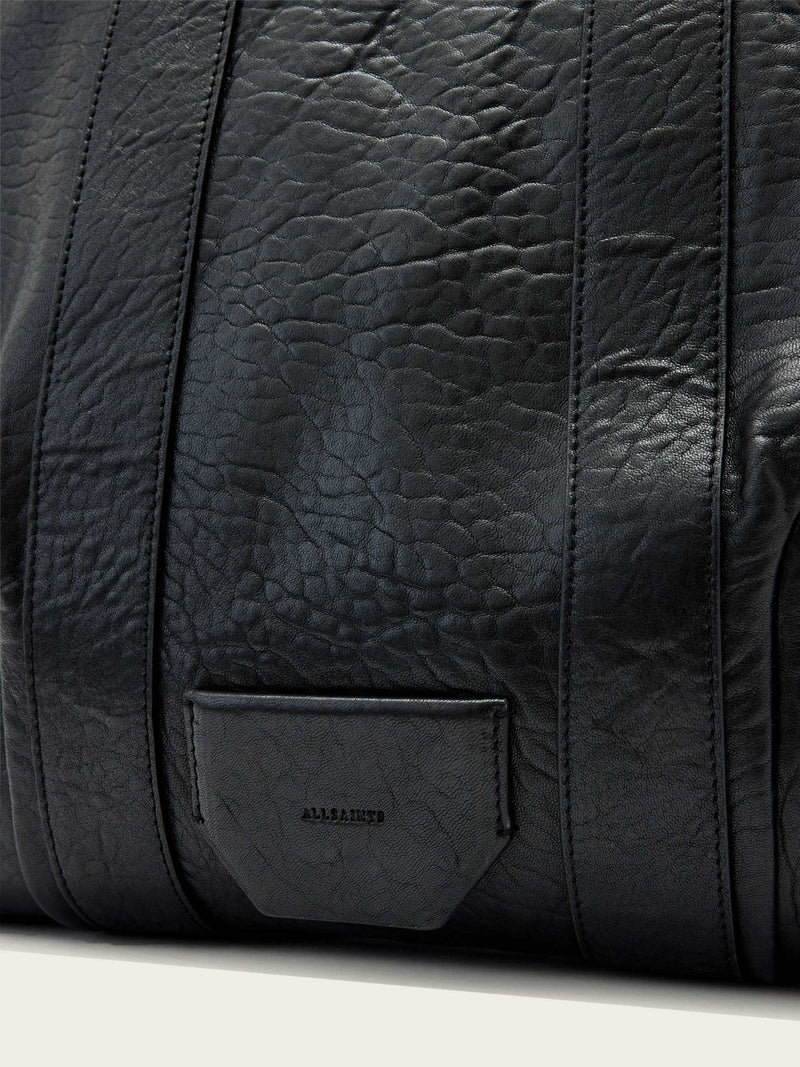 AllSaints Black Ares Grain tote leather bag, UK version