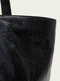 AllSaints Black Ares Grain tote leather bag, UK version