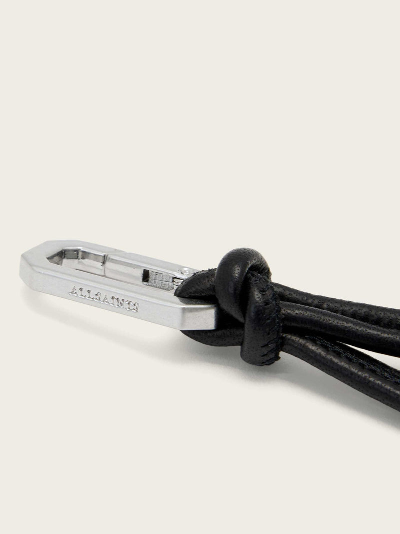 AllSaints leather cowboy boot keyring 19cm, imported from the UK