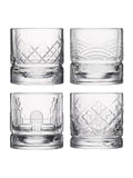 La Rochère Dandy whisky tumblers set of 4 30cl - British product