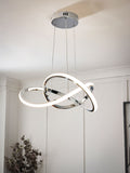 BHS Chrome Eero pendant ceiling light 109cm, imported from the UK