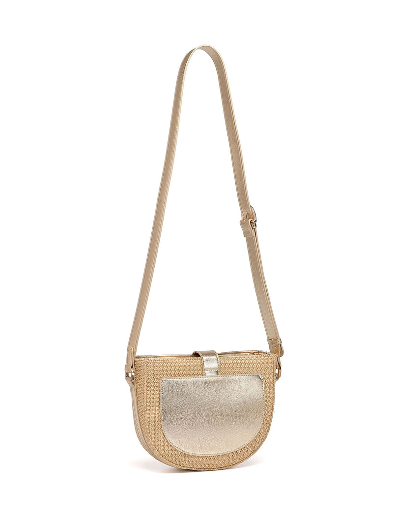 Novo Gold Amalfi buckle cross body bag, UK version