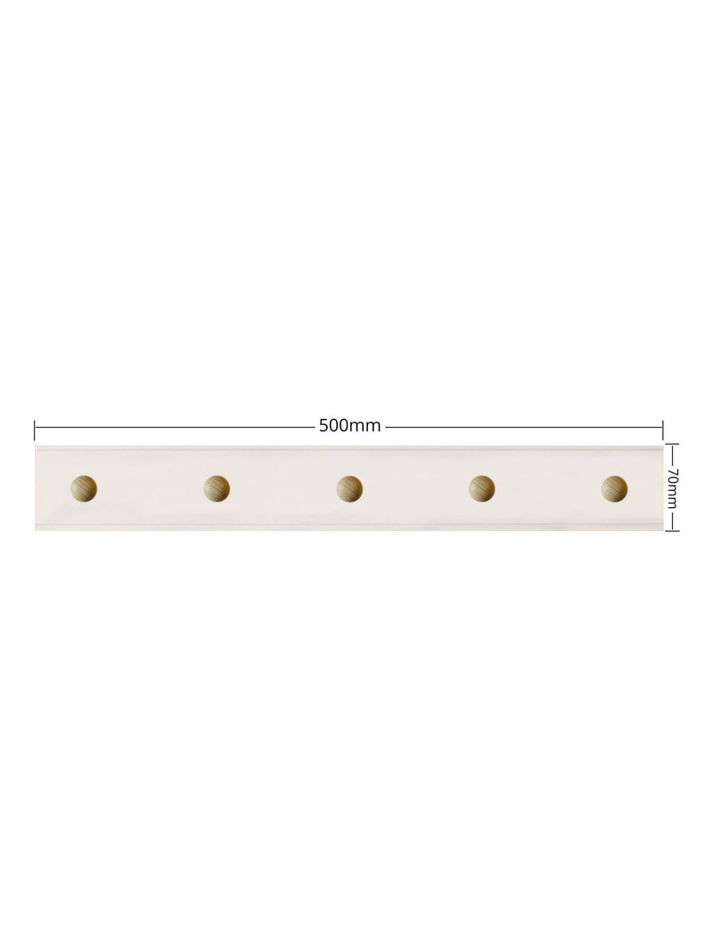 Laura Ashley natural ribbed coat hook 50cm (British brand)