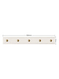 Laura Ashley natural ribbed coat hook 50cm (British brand)