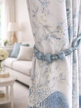 Next Laura Ashley Blue Marrion Curtain Tiebacks (Set of 2)- Buy online at McGrocer