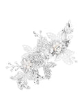 Jon Richard silver crystal hair clip - British product