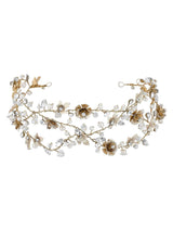 Next Jon Richard Gold Plated Sienna Floral Hair Vine- Buy online at McGrocer