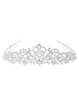 Next Jon Richard Silver Iris Raised Diamante Tiara- Buy online at McGrocer