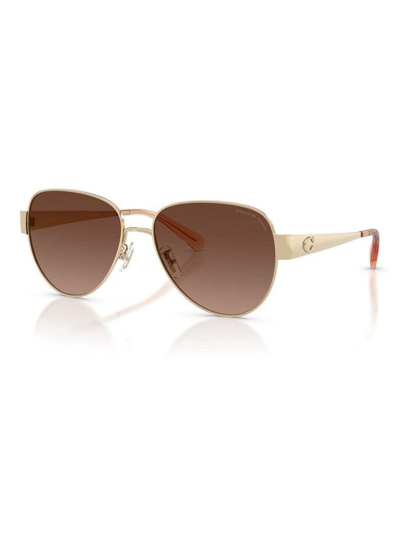 COACH gold pilot sunglasses (British brand)