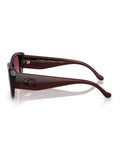 COACH square frame sunglasses with merlot gradient lenses - British product