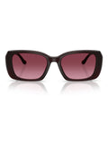 COACH square frame sunglasses with merlot gradient lenses - British product