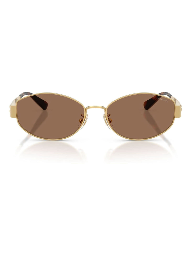 COACH gold irregular sunglasses - British product