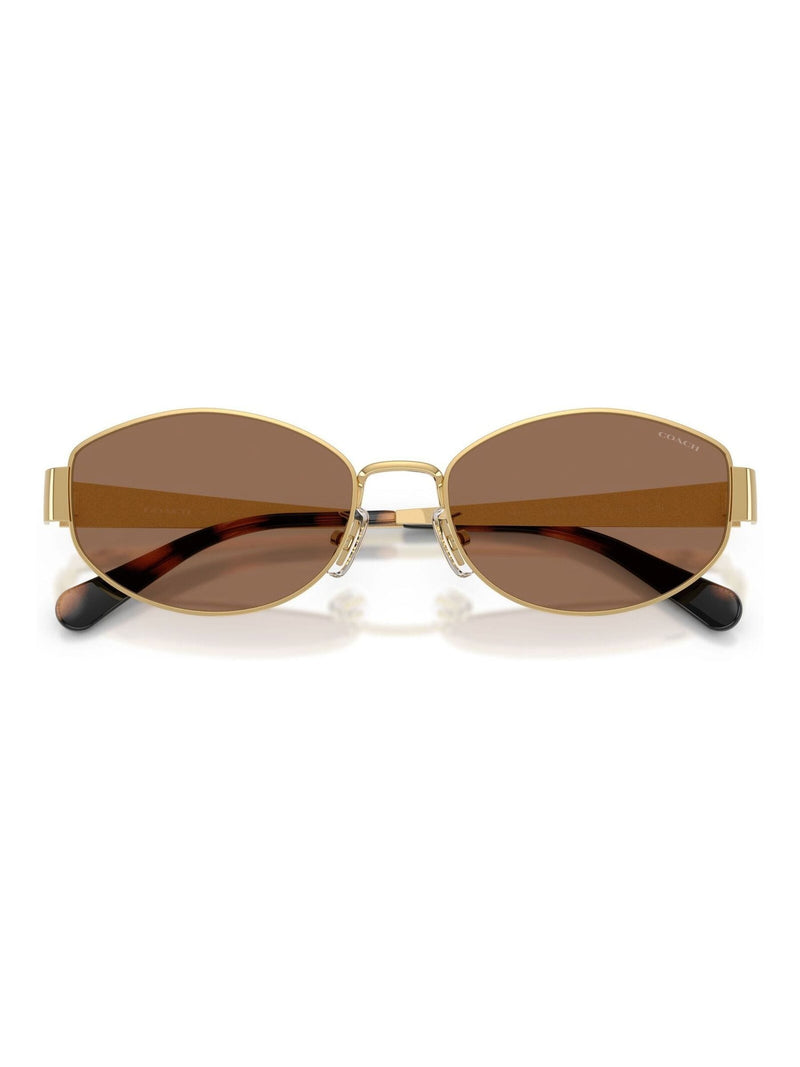 COACH gold irregular sunglasses - British product