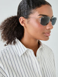 Ray-Ban Explorer 3 square grey sunglasses blue lenses - British product