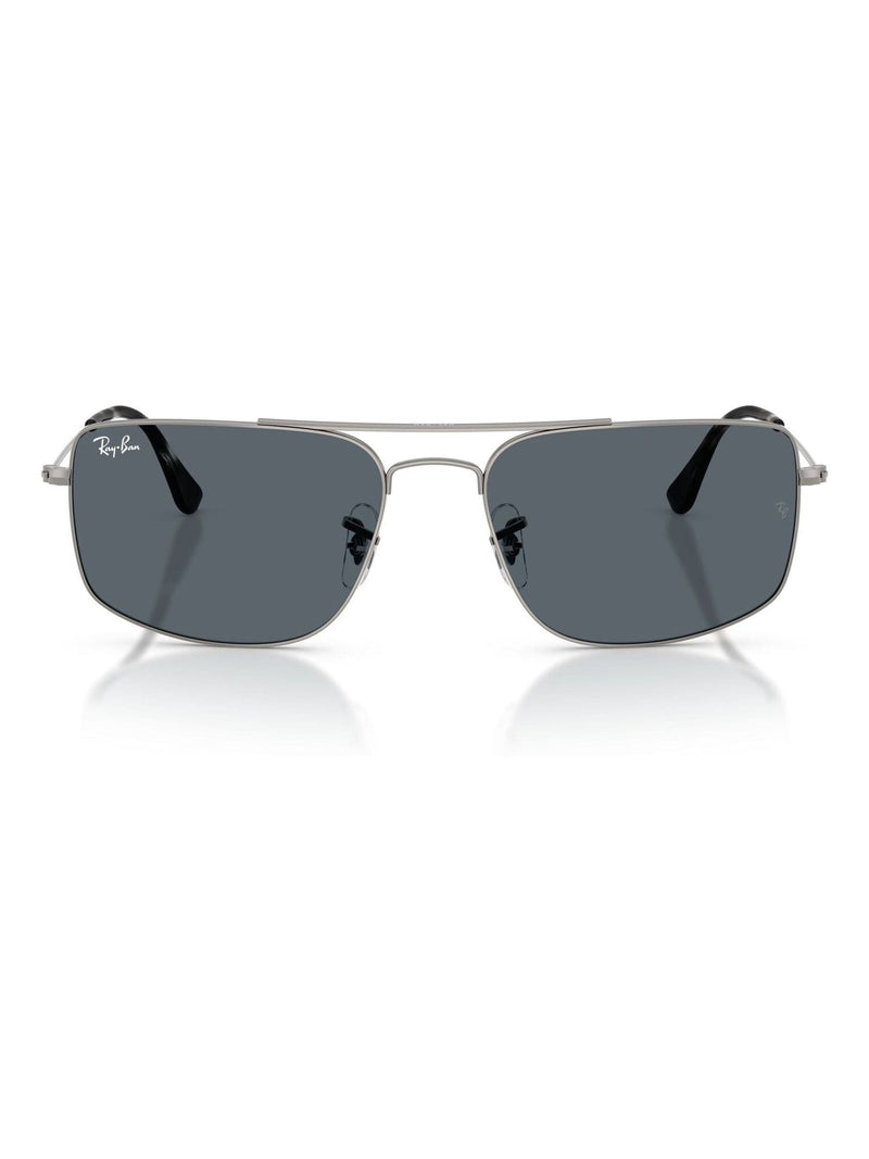 Ray-Ban Explorer 3 square grey sunglasses blue lenses - British product