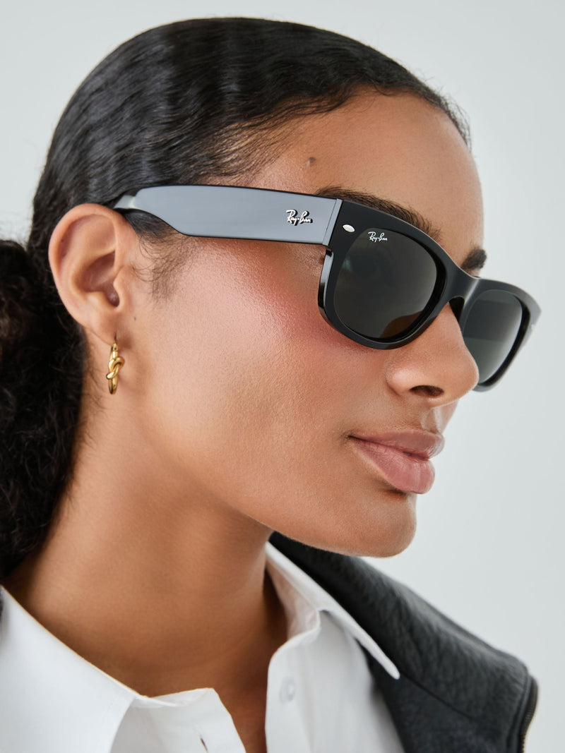 Ray-Ban Black Mega Wayfarer II sunglasses, imported from the UK
