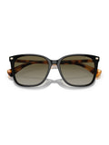 Ralph by Ralph Lauren black square sunglasses gradient green lenses, UK version