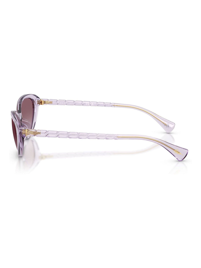 Ralph by Ralph Lauren butterfly sunglasses transparent violet - British product